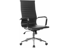 Cadeira-Presidente-giratoria-ANM-03 P-Preta-Blume-Office-base-cromada